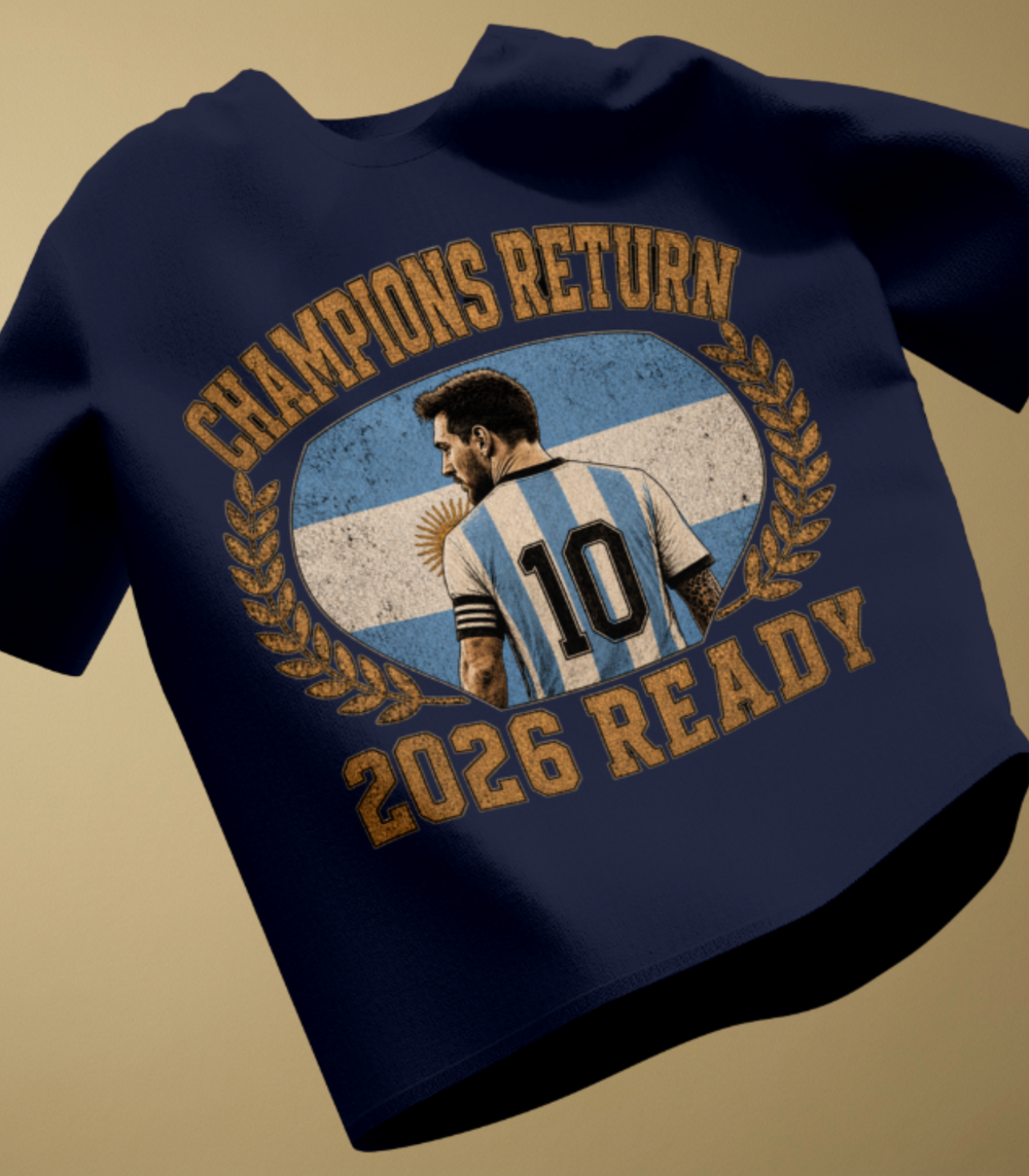 Argentina Champions Return Oversized Tee