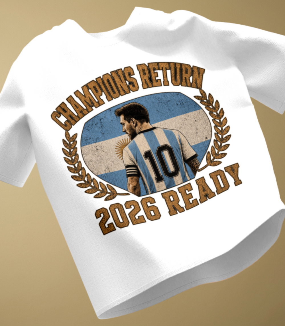 Argentina Champions Return Oversized Tee