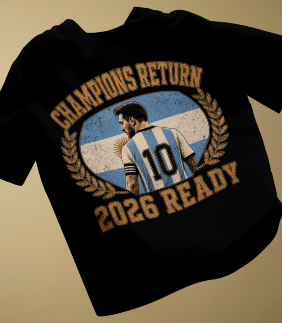 Argentina Champions Return Oversized Tee