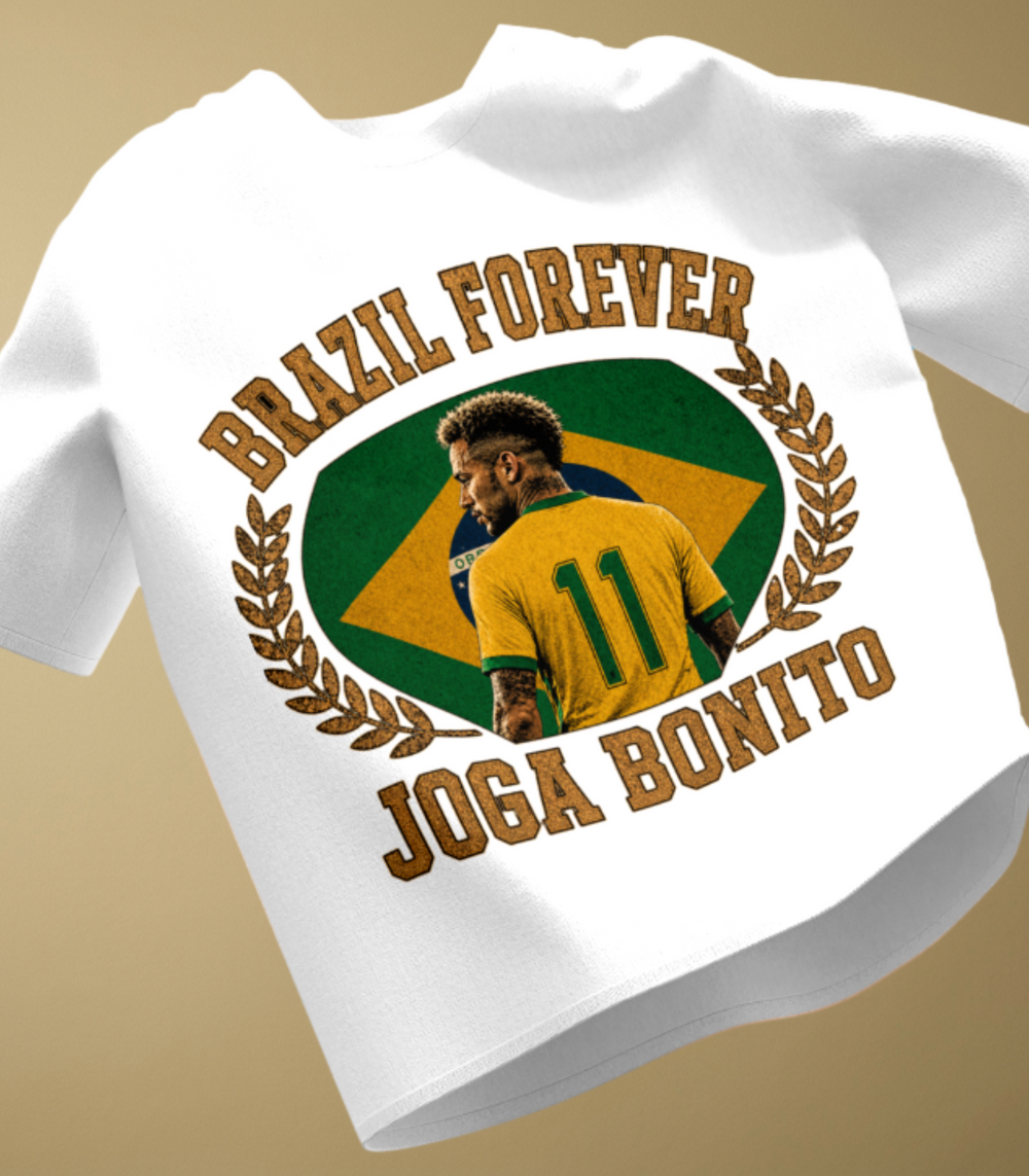Brazil Forever Joga Bonito Oversized Tee