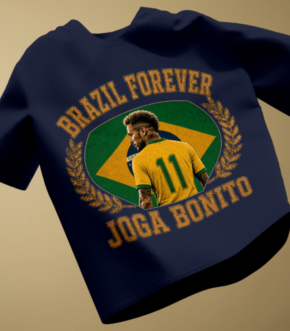 Brazil Forever Joga Bonito Oversized Tee
