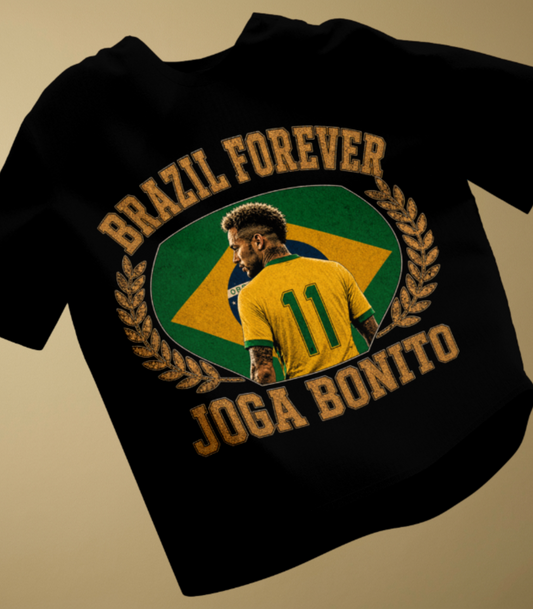 Brazil Forever Joga Bonito Oversized Tee